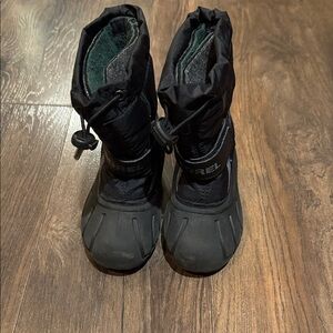 Sorel Kids Black Snow Boots